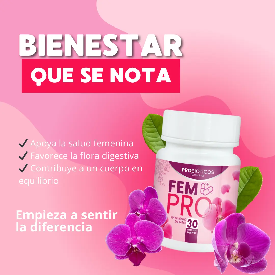 FP PV — Probióticos femeninos para equilibrio íntimo, frescura y bienestar diario