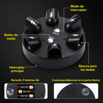 JUEGO DE MESA SHOCK ELÉCTRICO RULETA — El juego que une, emociona y aleja pantallas