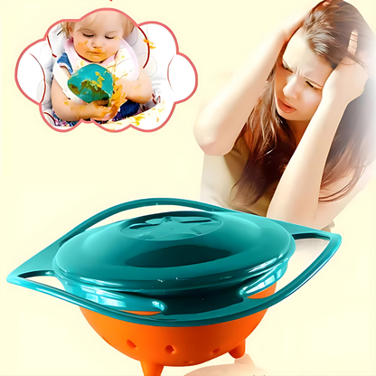 TAZÓN ANTIDERRAME PARA NIÑOS – Comen sin ensuciar, juegan sin derramar