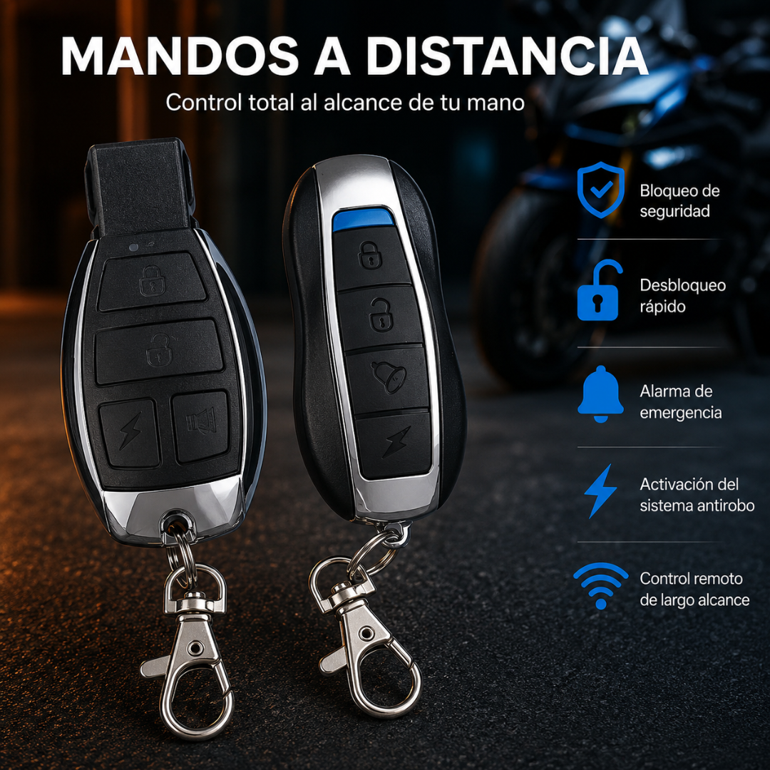 SISTEMA DE ALARMA PARA MOTOCICLETA – Seguridad activa para tu mot