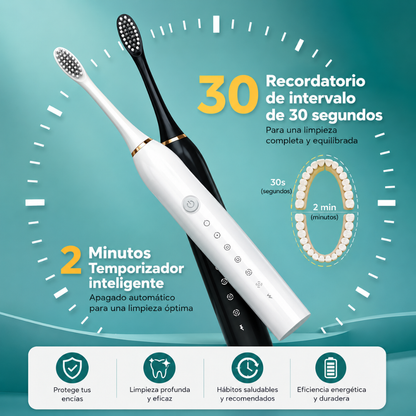 CEPILLO DENTAL ELÉCTRICO RECARGABLE X-3 – Limpieza diaria más profunda, práctica y constante