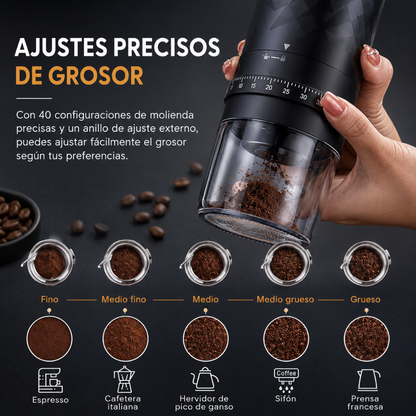 MOLINILLO DE CAFÉ INALÁMBRICO – Molienda fresca a tu gusto