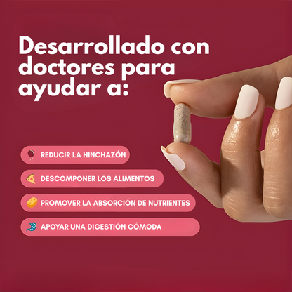 ENZIMAS DIGESTIVAS PLIS – Digestión eficiente, confort diario y apoyo intestinal desde el interior