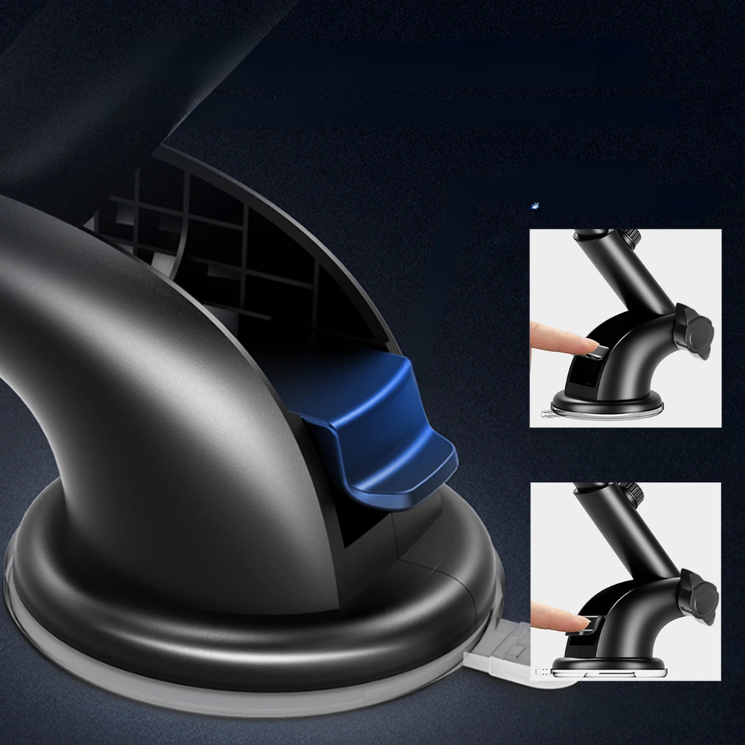 PHONE HOLDER – Sujeción firme, rotación 360° y conducción más cómoda y segura