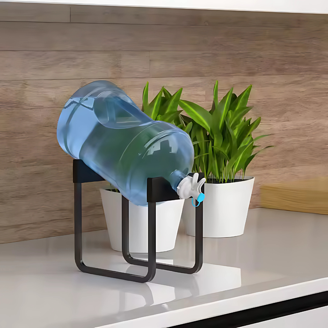 SOPORTE DE TAMBO DE AGUA – Organización, estabilidad y altura perfecta para tu botellón