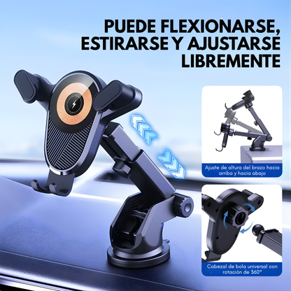 SOPORTE PARA CELULAR CARGA INALÁMBRICA – Carga rápida, comodidad total y uso sin interrupciones