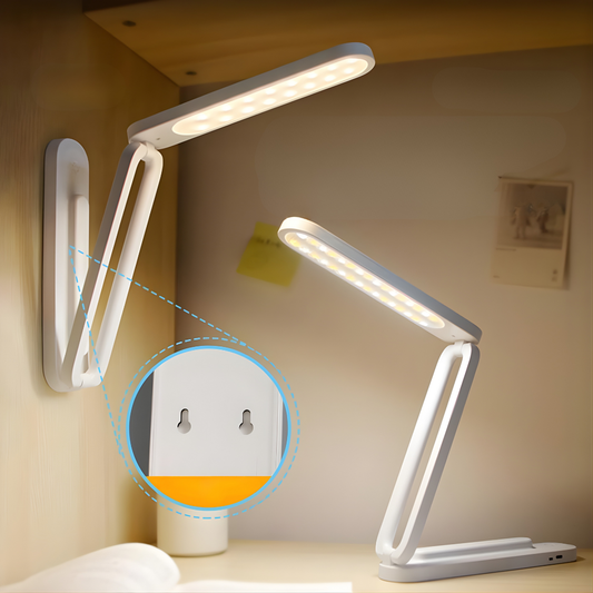 FOLDING TABLE LAMP – Iluminación portátil, diseño plegable y luz perfecta para cada momento