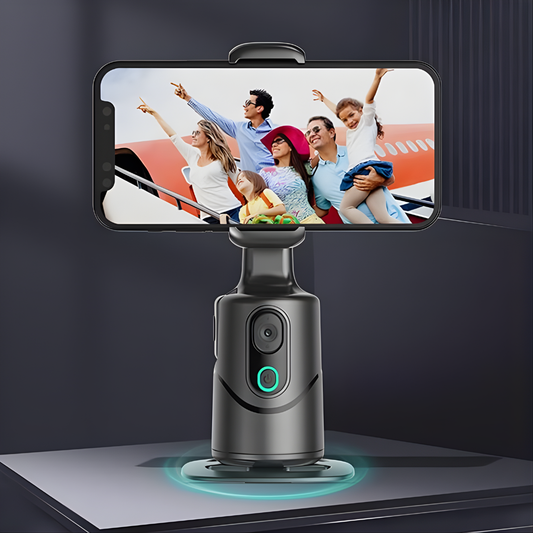 SOPORTE CON SEGUIMIENTO FACIAL – Grabaciones inteligentes, manos libres y enfoque automático en todo momento