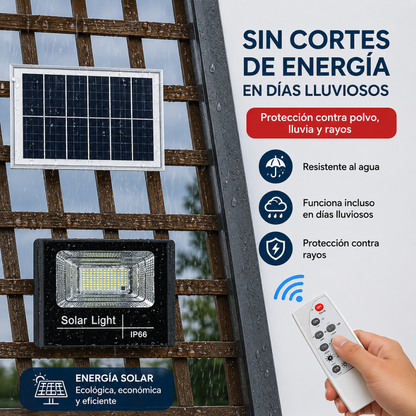 REFLECTOR SOLAR – Iluminación potente, instalación sencilla y seguridad sin cables