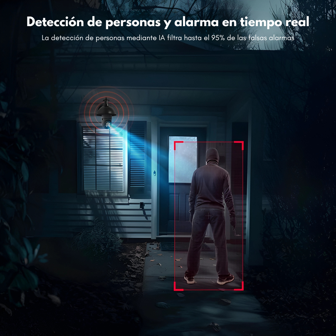 CÁMARA JORTAN JT 8177 – Monitoreo 360°, visión nocturna y control desde tu celular