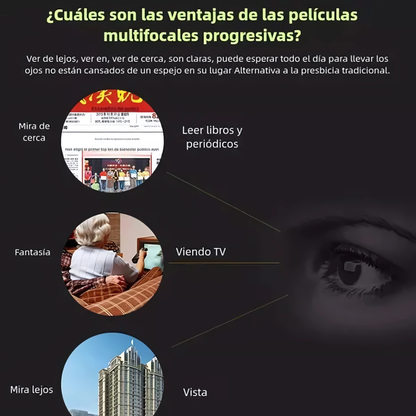 LENTES BIFOCALES – Visión clara de cerca y de lejos sin cambiar de gafas