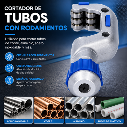 CORTADOR DE TUBOS - Cortes precisos y rápidos