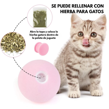 BOLA INTERACTIVA PARA GATO – Diversión automática, estimulación mental y juego sin aburrimiento