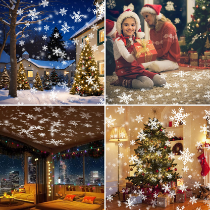 PROYECTOR VINOCULAR SNOWFLAKE – Crea un espectáculo invernal en segundos