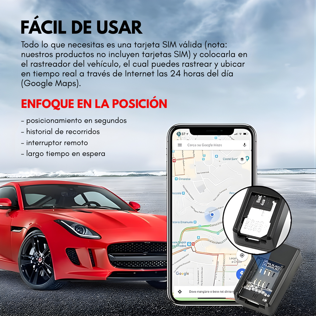 RASTREADOR GPS PORTÁTIL – Ubicación en tiempo real, control discreto y tranquilidad constante