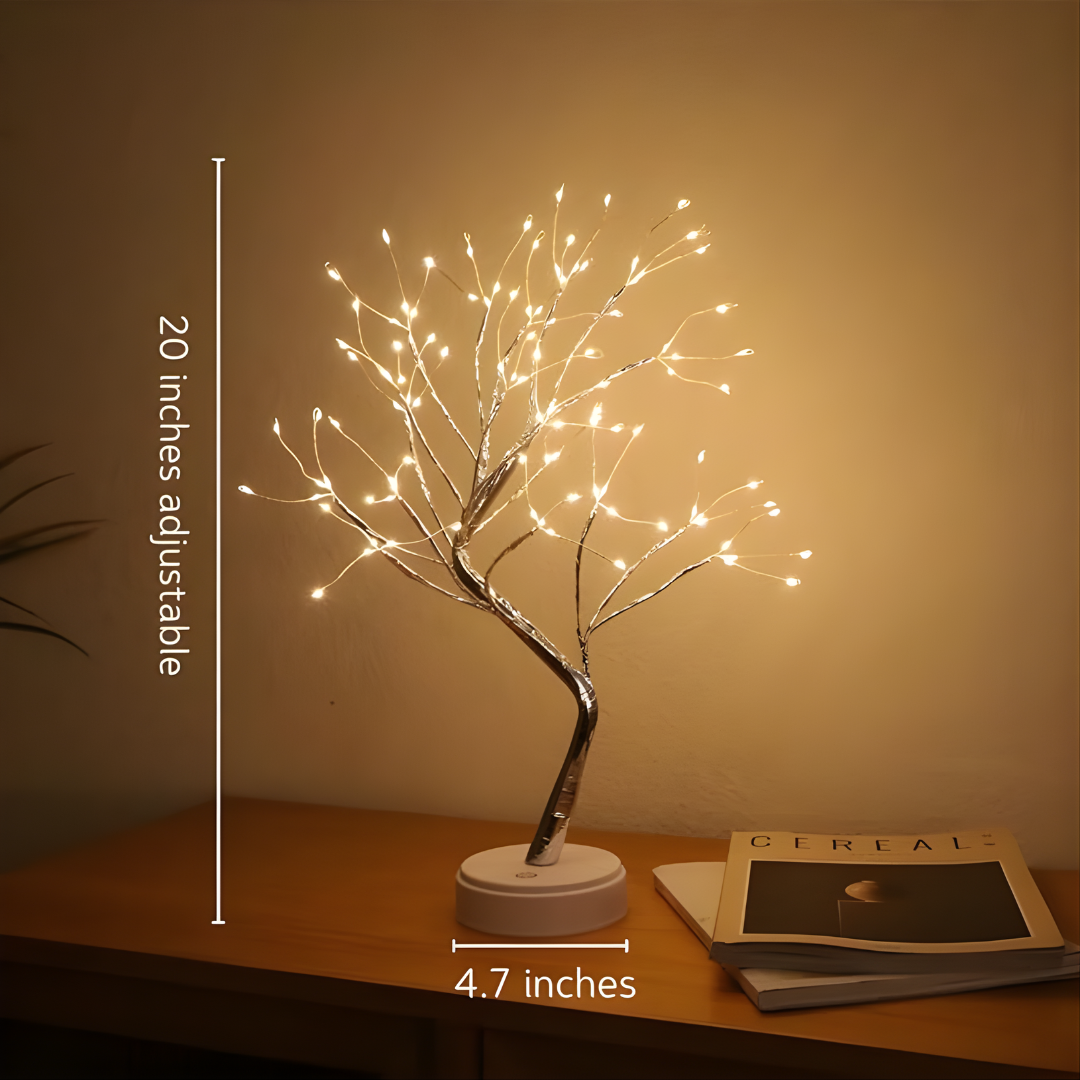 ÁRBOL DE LUZ MÁGICO BONSAI – Decoración encantadora, ambiente relajante y luz cálida para transformar cualquier espacio