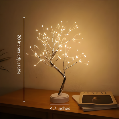ÁRBOL DE LUZ MÁGICO BONSAI – Decoración encantadora, ambiente relajante y luz cálida para transformar cualquier espacio