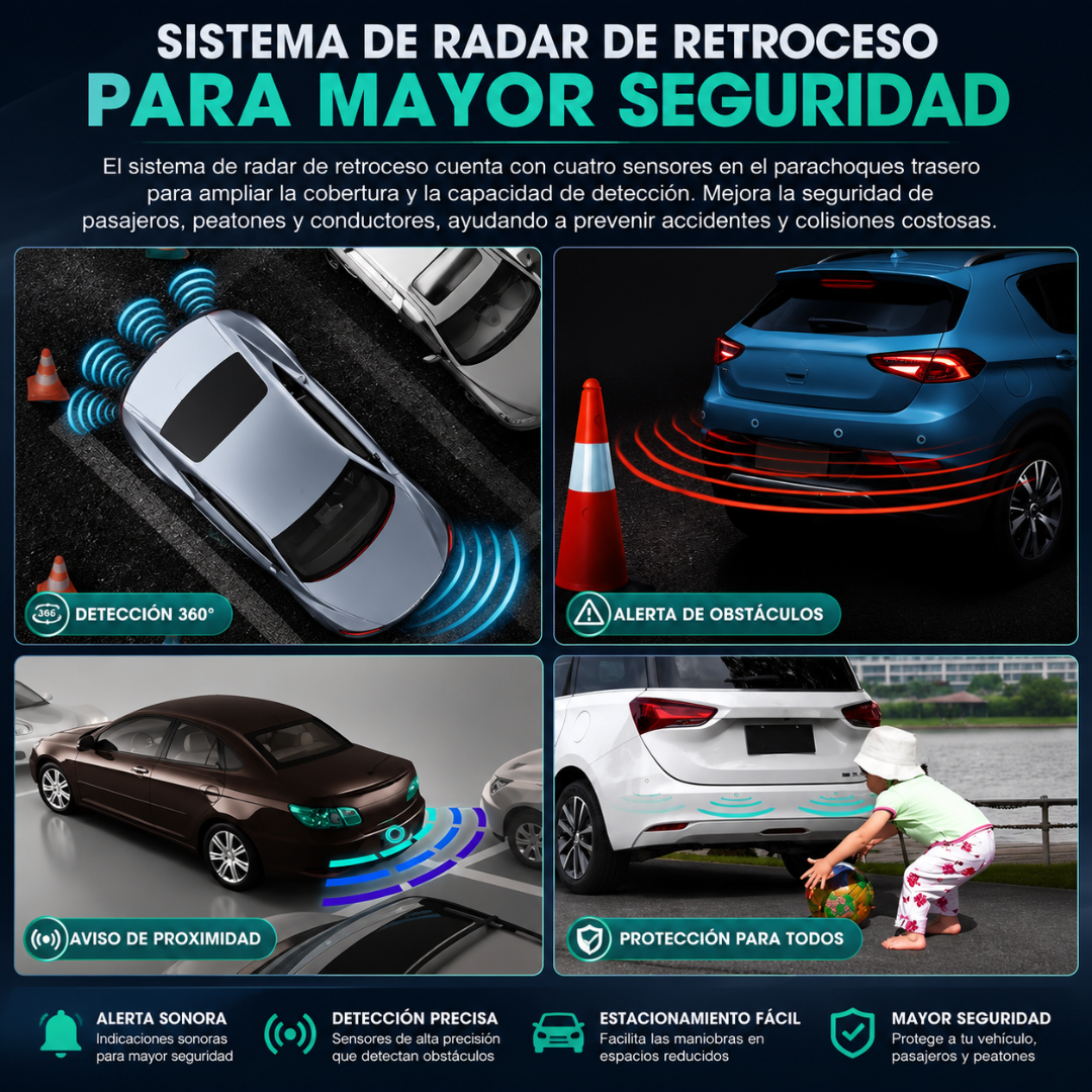SENSOR DE PARQUEO – Maniobras con mayor precisión