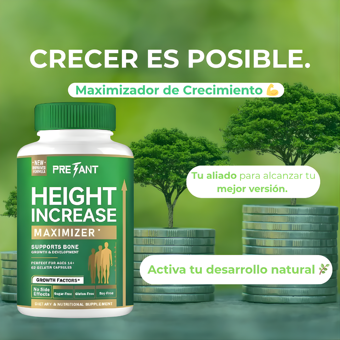 HEIGHT INCREASE – Apoyo nutricional diario, bienestar integral y desarrollo saludable