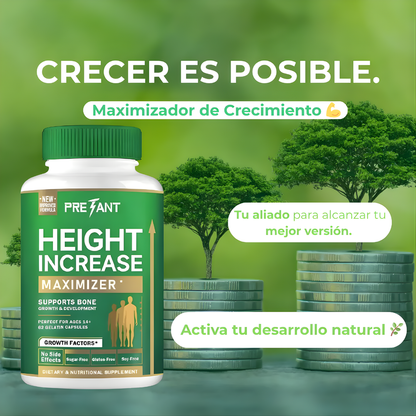 HEIGHT INCREASE – Apoyo nutricional diario, bienestar integral y desarrollo saludable