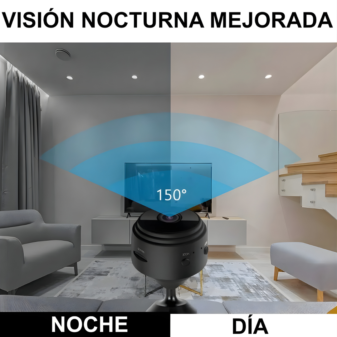 CÁMARA MINI ESPÍA – Monitoreo completo, discreción total y seguridad en tamaño mínimo