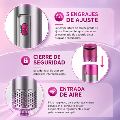 CEPILLO SECADOR 5 EN 1 – Cinco estilos, una herramienta