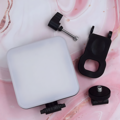 LUZ VIDEO LIGHT – Iluminación profesional, colores RGB y brillo perfecto para tus fotos y videos en cualquier lugar