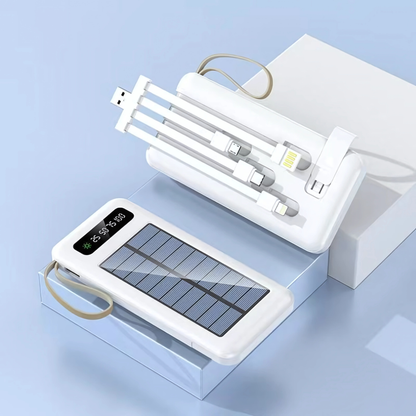 POWER BANK CARGA SOLAR 10000 – Energía portátil, autonomía total y carga en cualquier lugar