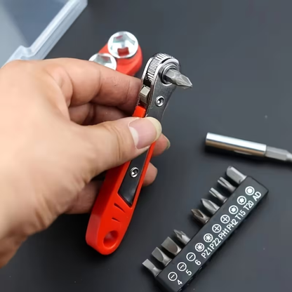 DESTORNILLADOR DE 36 DIENTES — Compacto, preciso y listo para emergencias