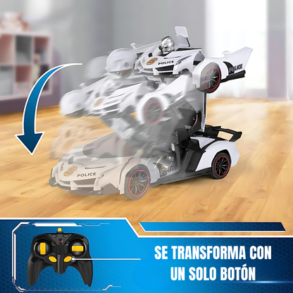 CARRO TRANSFORMER EL MEJOR REGALO PARA NIÑO – Diversión automática, transformación sorprendente y entretenimiento sin parar