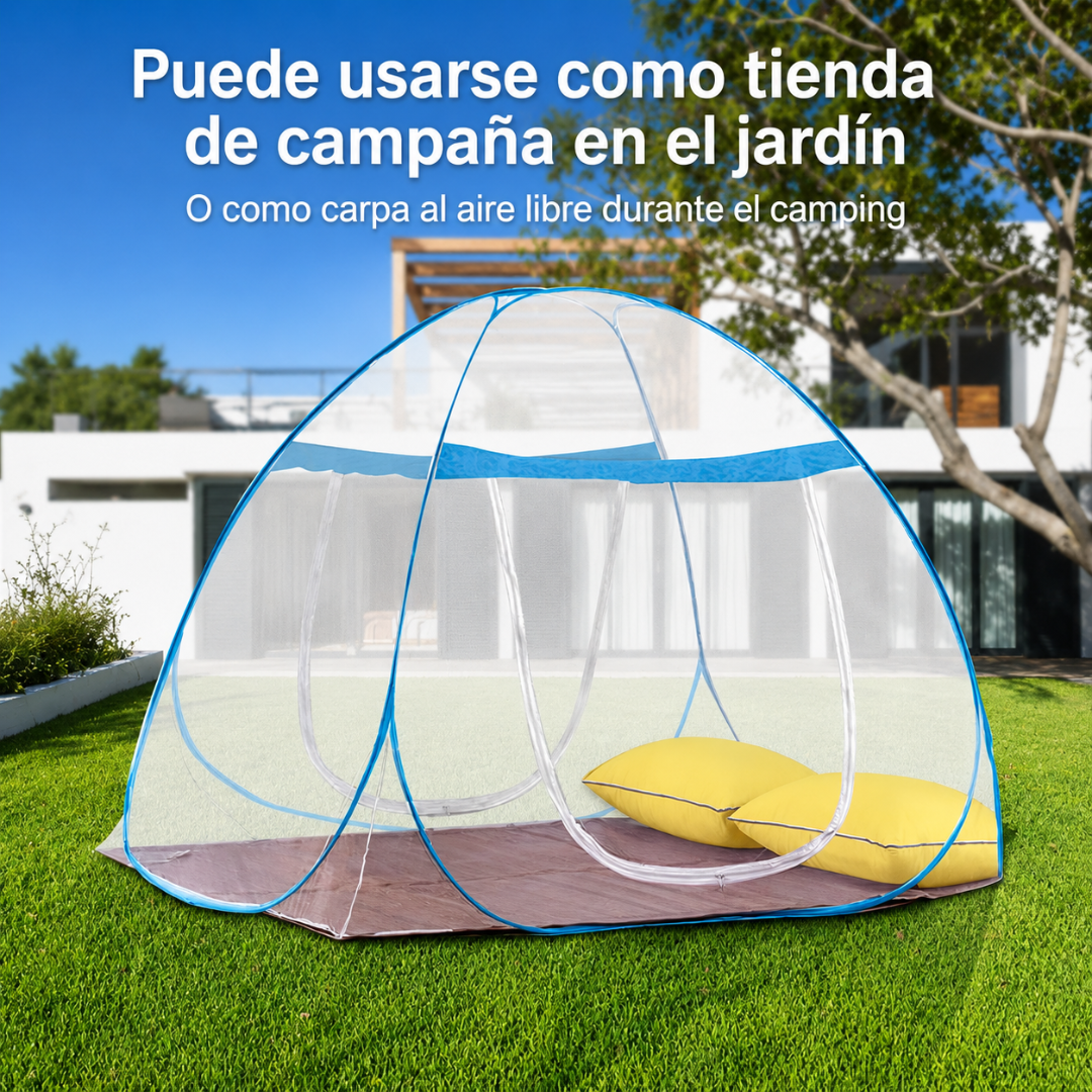 MOSQUITERO PARA CAMA — Protección 360° para dormir sin insectos