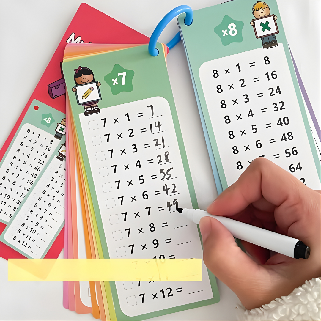 TARJETAS DIDÁCTICAS – Aprendizaje divertido, práctica constante y matemáticas sin estrés