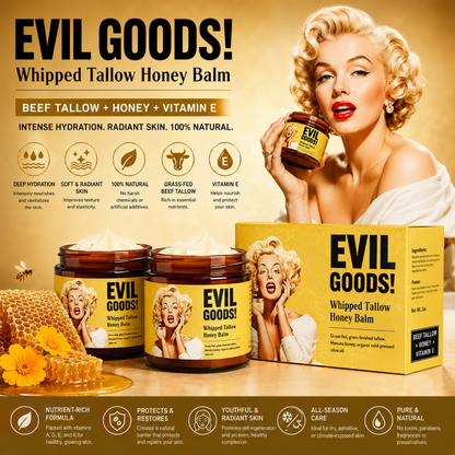 EVIL GOODS – Hidratación natural para rostro y piel con acabado suave y nutritivo