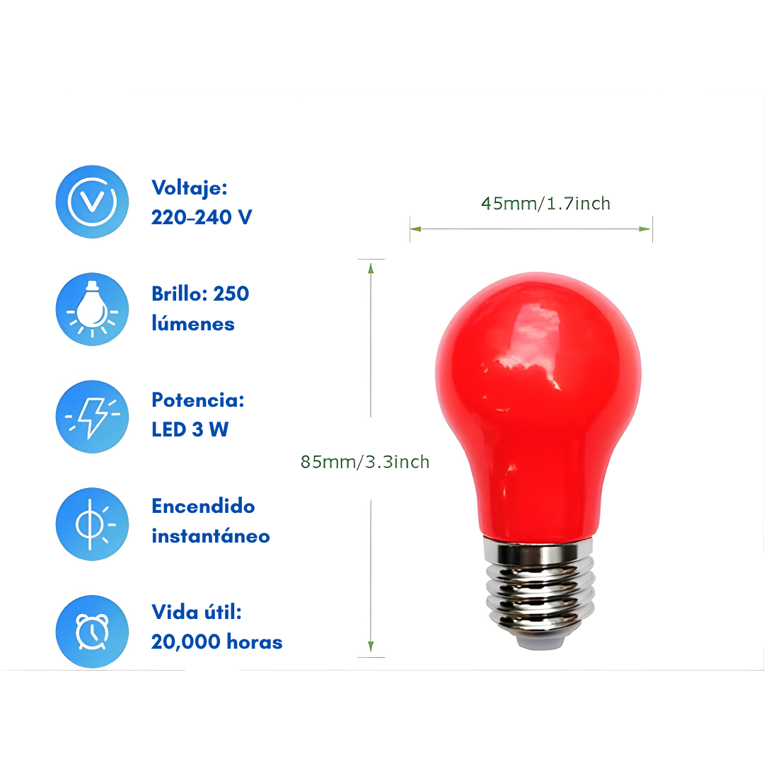 SERIE DE LUCES FOCOS – Iluminación cálida, festiva y con estilo para tu hogar
