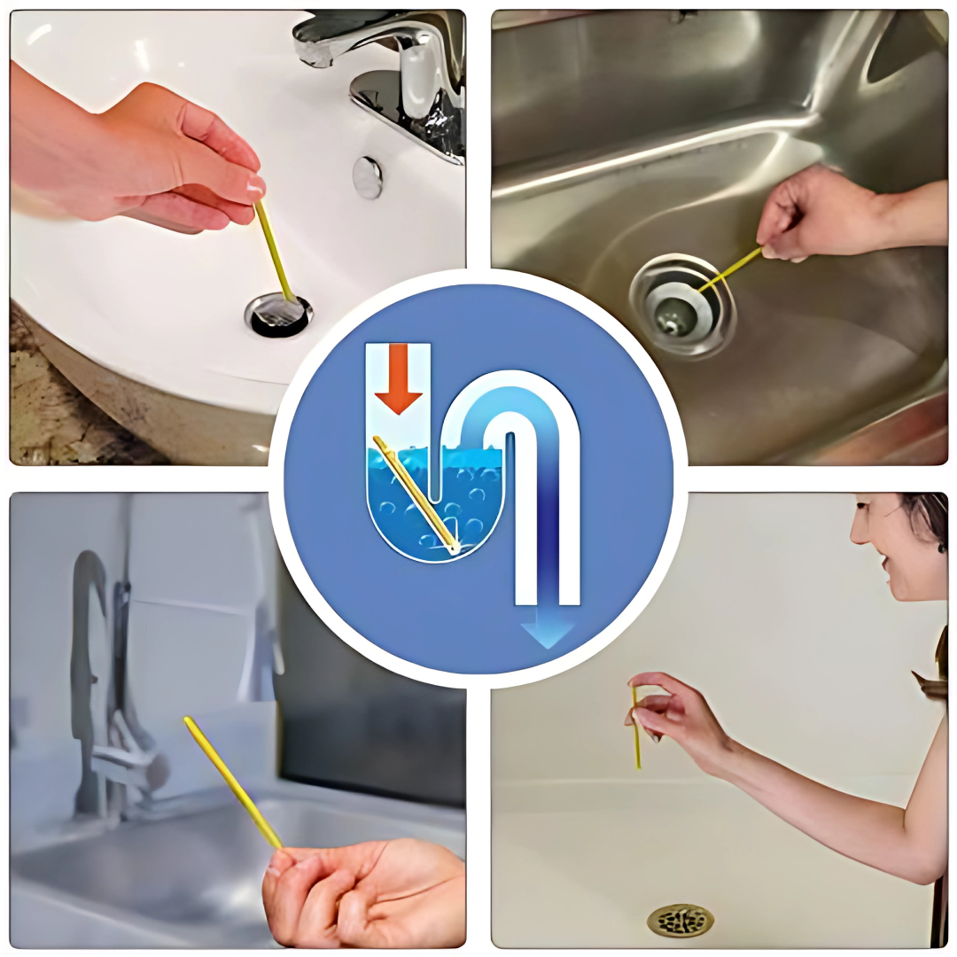 STICKS SANITIZANTES – Mantén tus desagües limpios, sin malos olores ni obstrucciones
