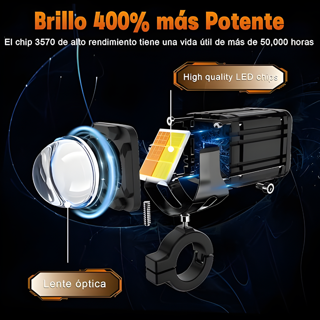 LUZ LED UNIVERSAL PARA VEHÍCULOS – Mayor visibilidad, conducción segura y iluminación potente