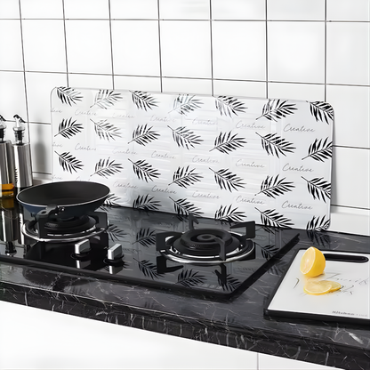 PROTECTOR CONTRA SALPICADURAS – Cocina limpio, sin grasa en las paredes