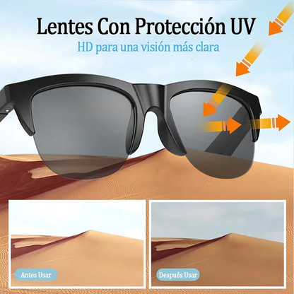 LENTES INTELIGENTES DE AUDIO BLUETOOTH – Estilo y música en un solo accesorio