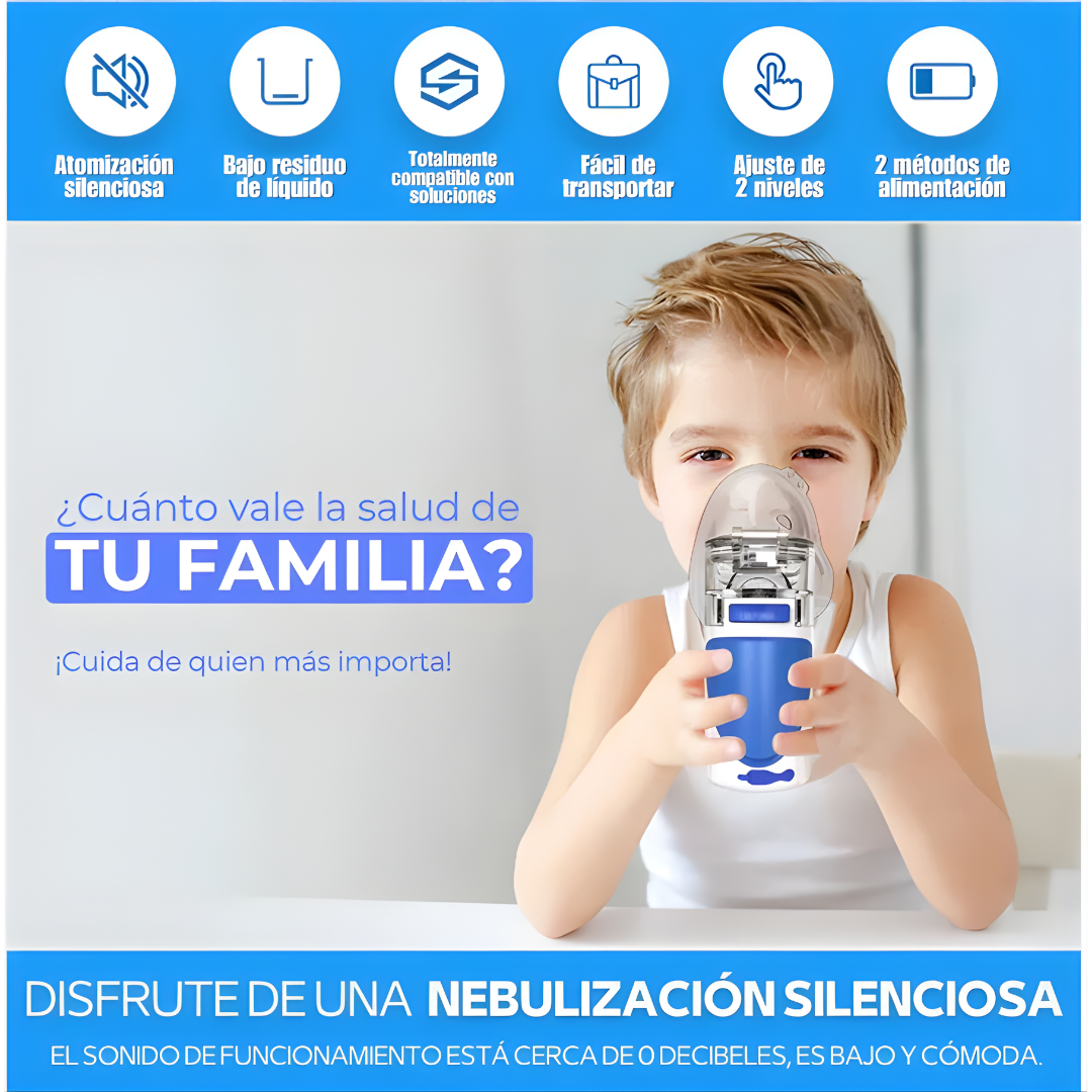NEBULIZADOR MULTIUSO SMART – Defiende la salud de tu hijo, un respiro a la vez.