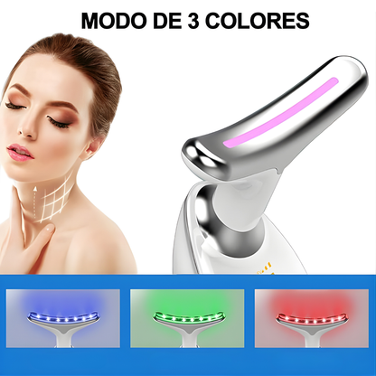 MASAJEADOR FACIAL LUZ LED — Tu spa facial y cervical desde casa