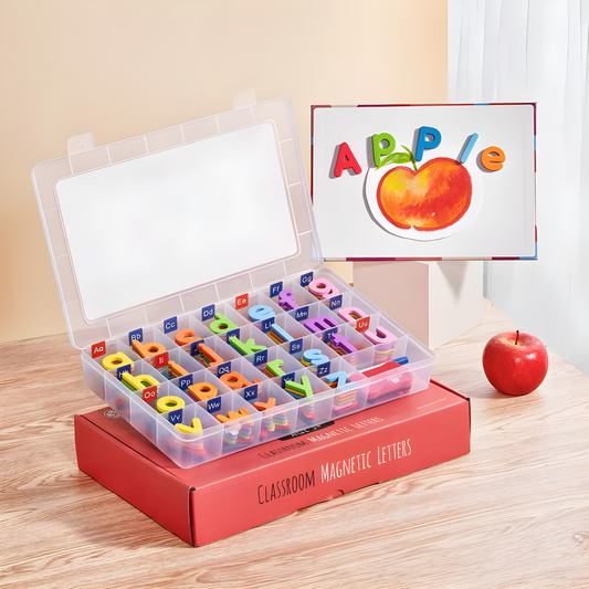 KIT DE LETRAS METÁLICO — Aprende, crea y construye jugando