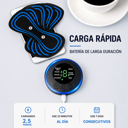 MASAJEADOR DE IMPULSOS ELECTRICOS - Relajación cervical, alivio muscular y bienestar en minutos