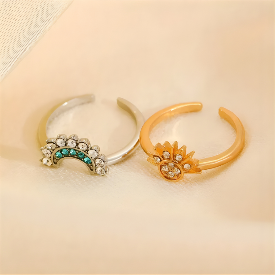 ANILLO SOL Y LUNA – Unión eterna, equilibrio perfecto y amor que trasciende