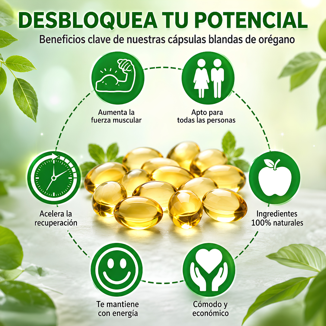OIL OF OREGANO CÁPSULAS EN GEL – Apoyo natural diario