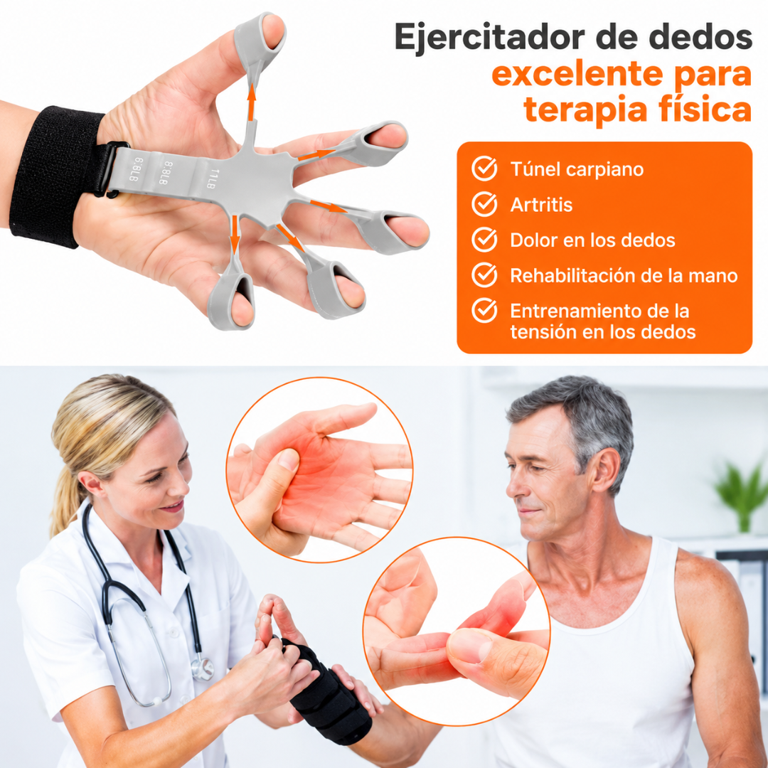 EJERCITADOR DE AGARRE (Pack*2) – Fuerza para manos y antebrazos