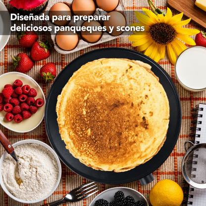 CREPERA ELÉCTRICA – Cocción uniforme, superficie antiadherente y crepes perfectos en minutos
