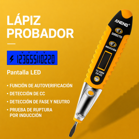 BOLÍGRAFO ELÉCTRICO — El problema no es el cable. Es no detectar el voltaje a tiempo.