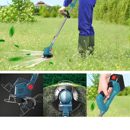 CORTADORA DE MALEZA – Potencia inalámbrica, corte eficiente y jardín siempre impecable