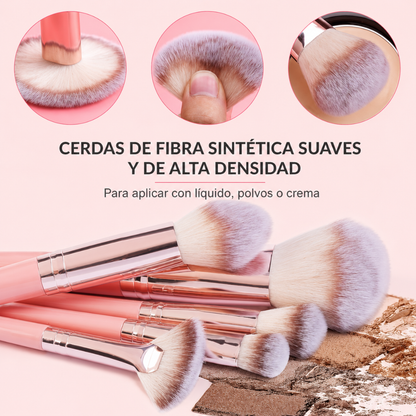 KIT DE MAQUILLAJE DE VIAJE 15 PIEZAS — Viajar ligera sin dejar de verte increíble