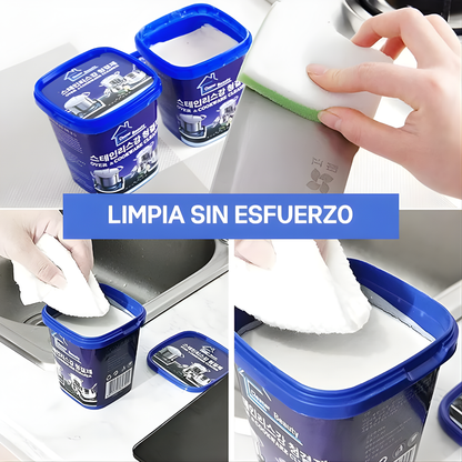 PASTA LIMPIADORA DE OLLAS, ESTUFAS Y COCINA (PACK x2) – Limpieza profunda, brillo inmediato y menos esfuerzo